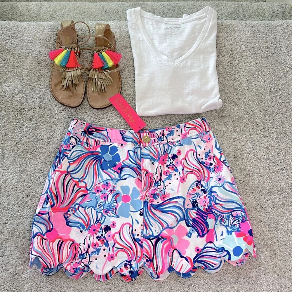 Lilly Pulitzer Colette Skort Prosecco Punk Make A Splash - Picture 1 of 6